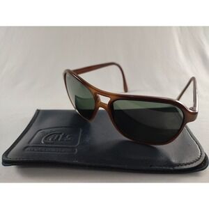 Vintage Bausch & Lomb Ray-Ban Cats 1000 Sunglasses Brown Nylon France B&L G15